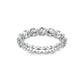 Smyth Signature Round Diamond Single Shared Prong Eternity Band