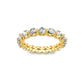 Smyth Signature Round Diamond Single Shared Prong Eternity Band