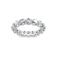 Smyth Signature Round Diamond Single Shared Prong Eternity Band