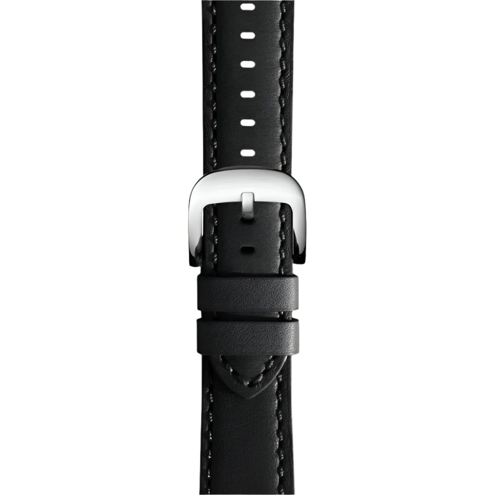 Shinola 20mm Black Leather Watch Strap