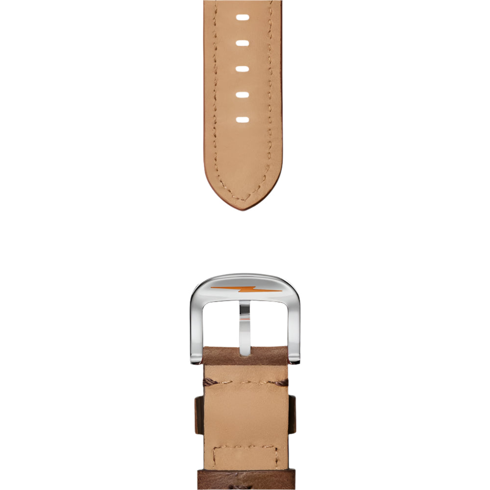 Shinola 22mm British Tan Leather Watch Strap