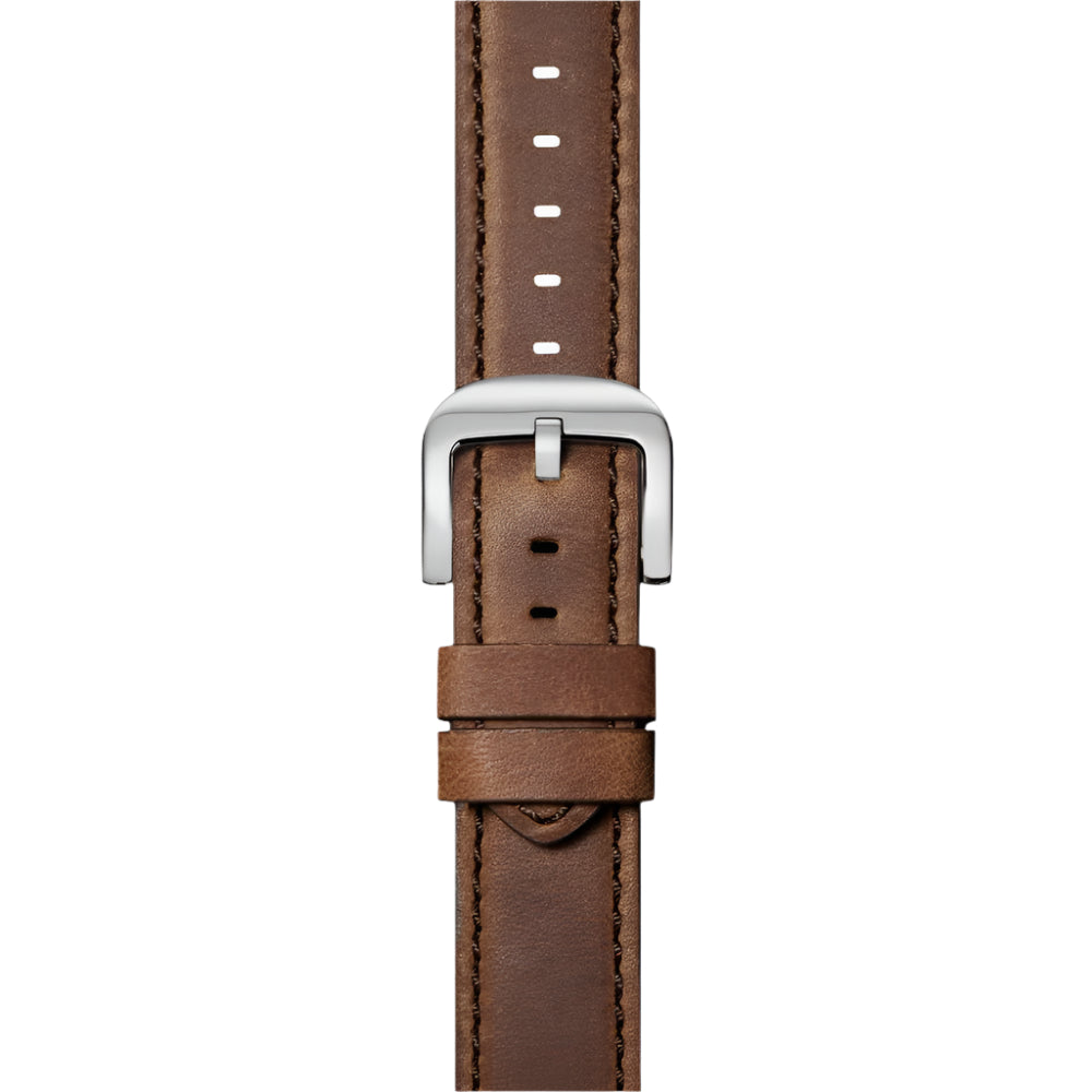 Shinola 22mm British Tan Leather Watch Strap