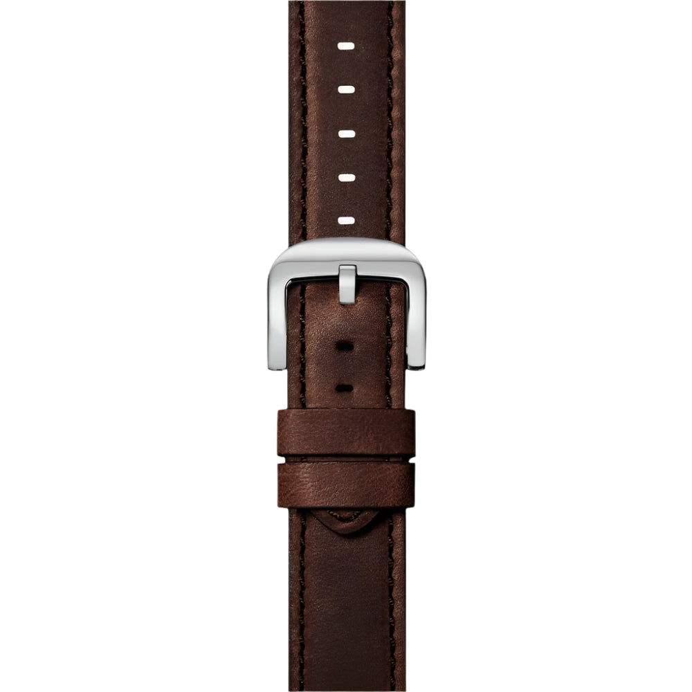 Shinola 22mm Cattail Brown Leather Watch Strap