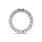 Smyth Signature Round Diamond U-Prong Eternity Band
