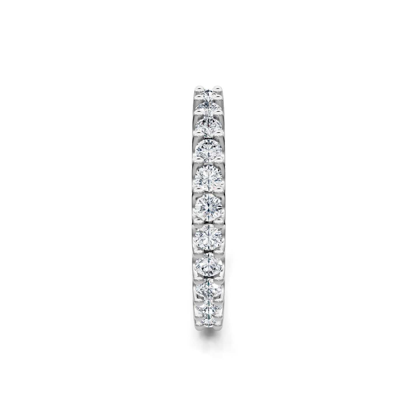 Smyth Signature Round Diamond U-Prong Eternity Band