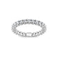 Smyth Signature Round Diamond U-Prong Eternity Band