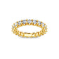 Smyth Signature Round Diamond U-Prong Eternity Band