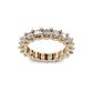 Smyth Signature Round Diamond U-Prong Eternity Band