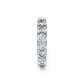 Smyth Signature Round Diamond U-Prong Eternity Band