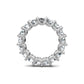 Smyth Signature Round Diamond U-Prong Eternity Band