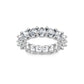 Smyth Signature Round Diamond U-Prong Eternity Band