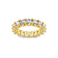 Smyth Signature Round Diamond U-Prong Eternity Band