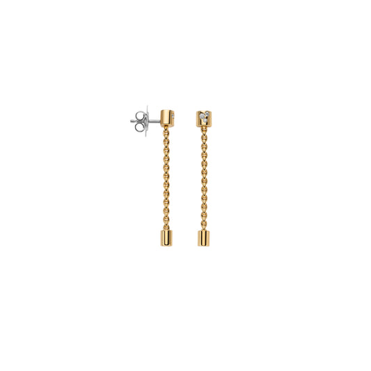 Fope 18k Aria Drop Earrings with Diamonds
