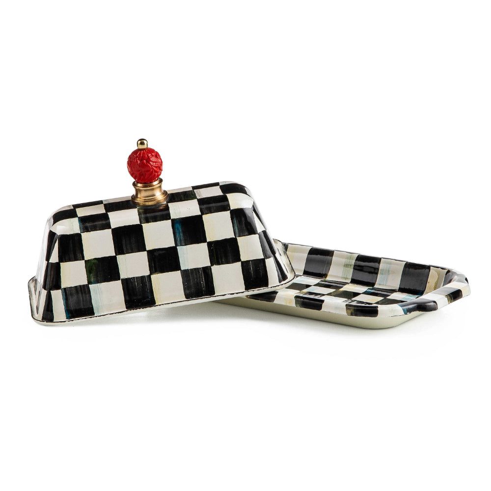 MacKenzie-Childs Courtly Check Enamel Butter Box – Smyth Jewelers