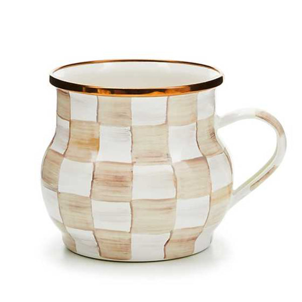 MacKenzie Childs Mocha Check Mug – Smyth Jewelers