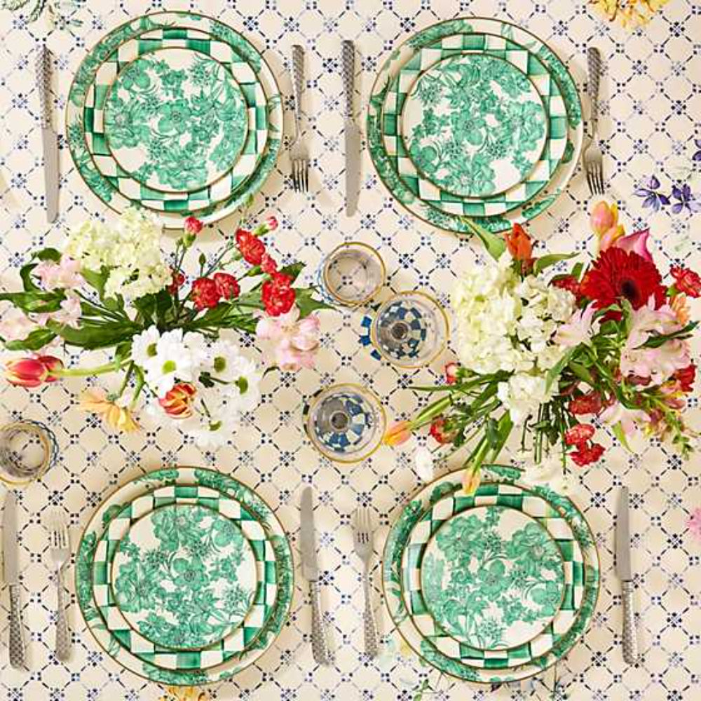 Mackenzie-Childs Emerald English Garden Salad Plate
