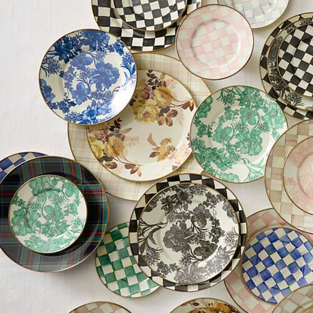 Mackenzie-Childs Emerald English Garden Salad Plate