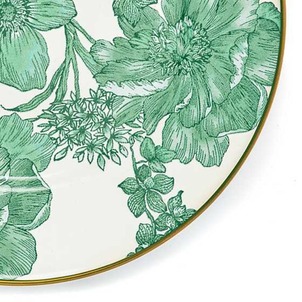 Mackenzie-Childs Emerald English Garden Salad Plate