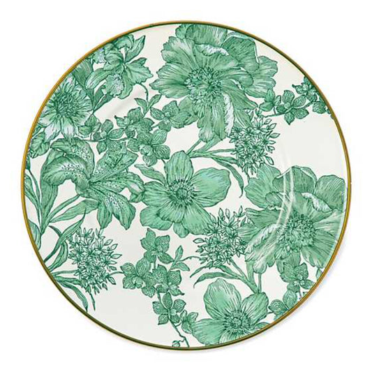 Mackenzie-Childs Emerald English Garden Salad Plate