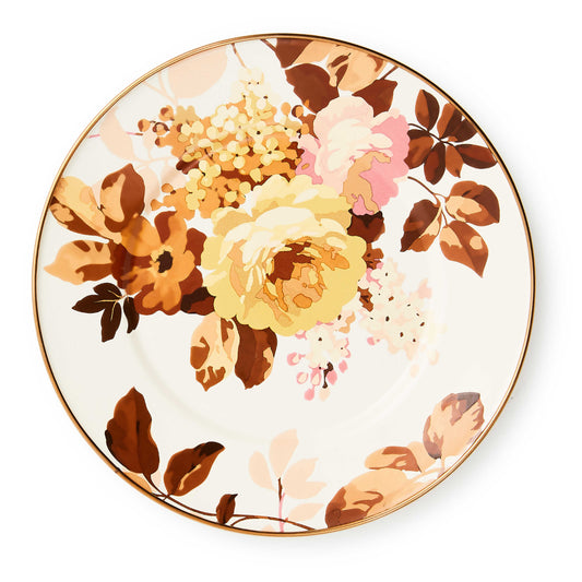 MacKenzie-Childs Wild Rose White Salad Plate