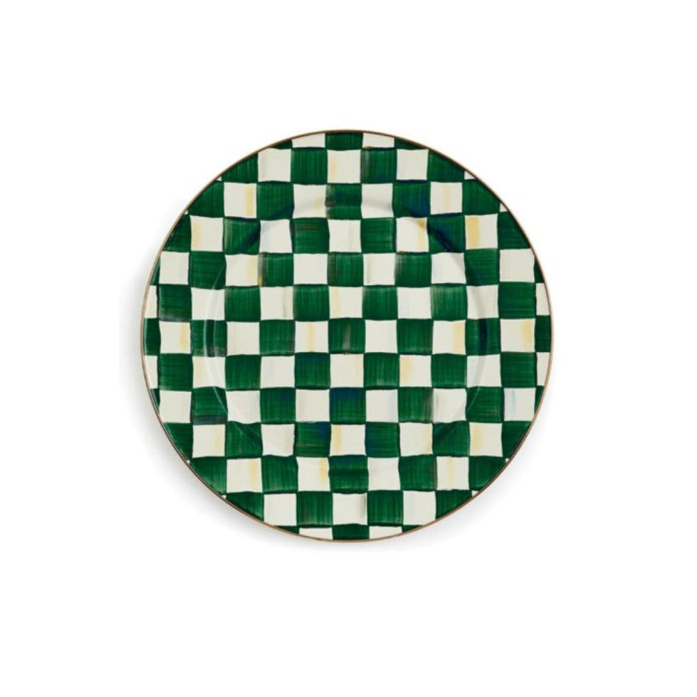 Mackenzie-Childs Emerald Check Serving Platter