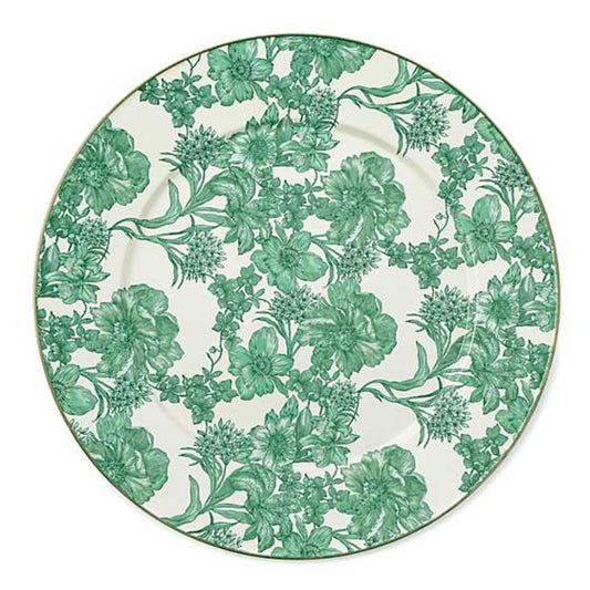 Mackenzie-Childs Emerald English Garden Serving Platter