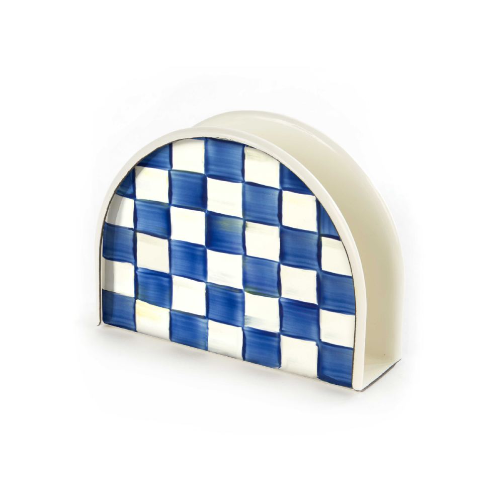 Mackenzie-Childs Royal Check Napkin Holder