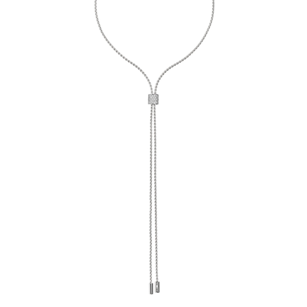 Fope 18k Aria Slider Necklace with Diamond Pavé