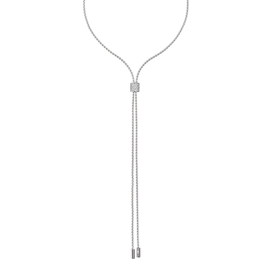 Fope 18k Aria Slider Necklace with Diamond Pavé