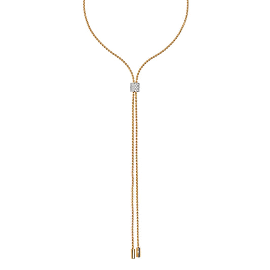 Fope 18k Aria Slider Necklace with Diamond Pavé