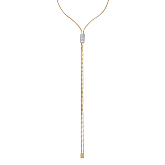 Fope 18k Aria Slider Necklace with Diamond Pavé