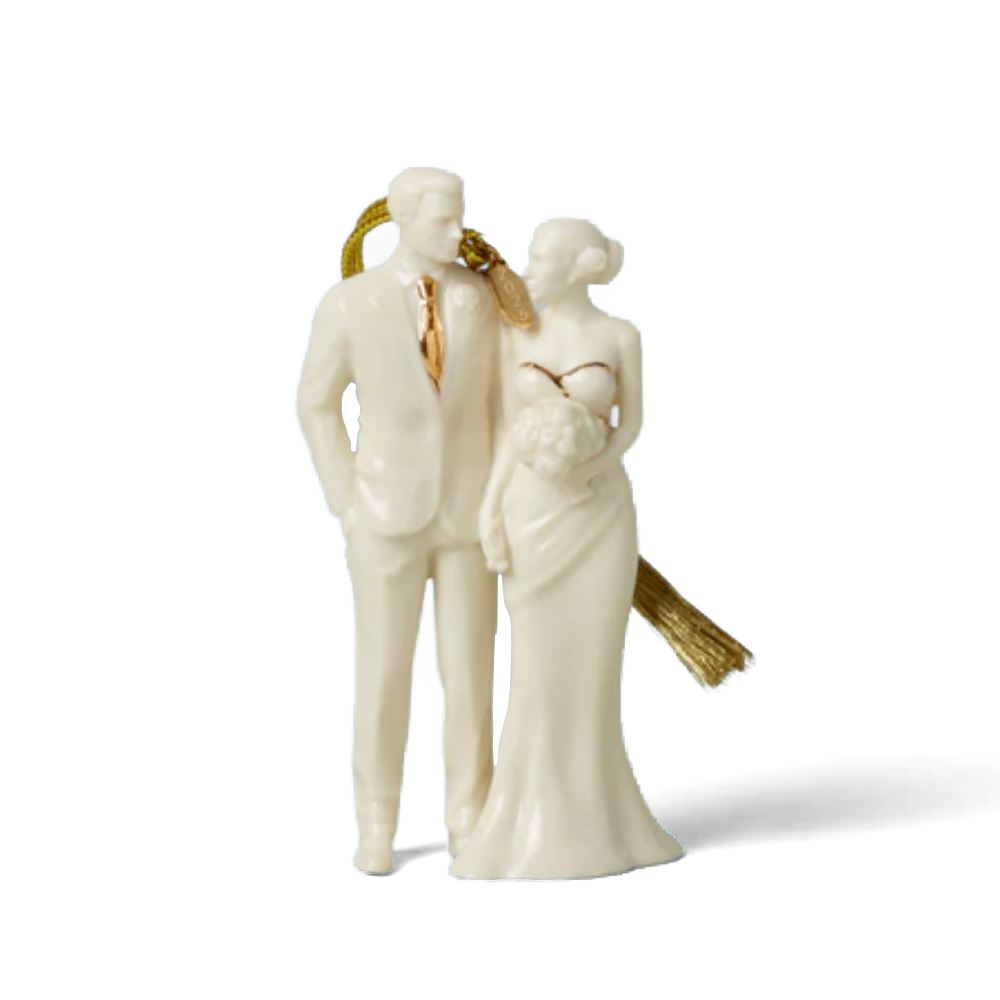Lenox 2025 Bride & Groom Ornament