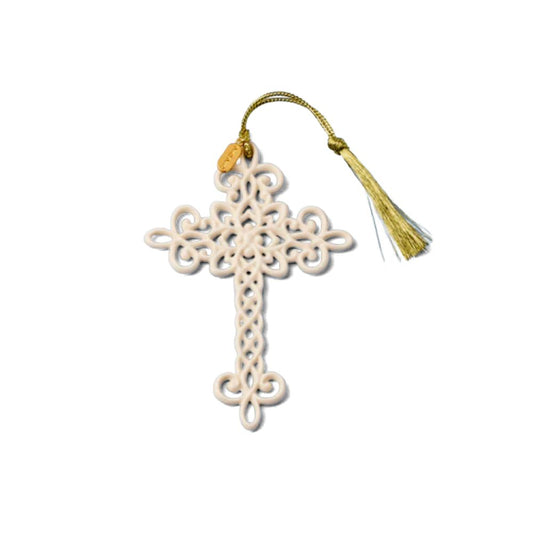 Lenox 2025 Snow Fantasies Cross Ornament