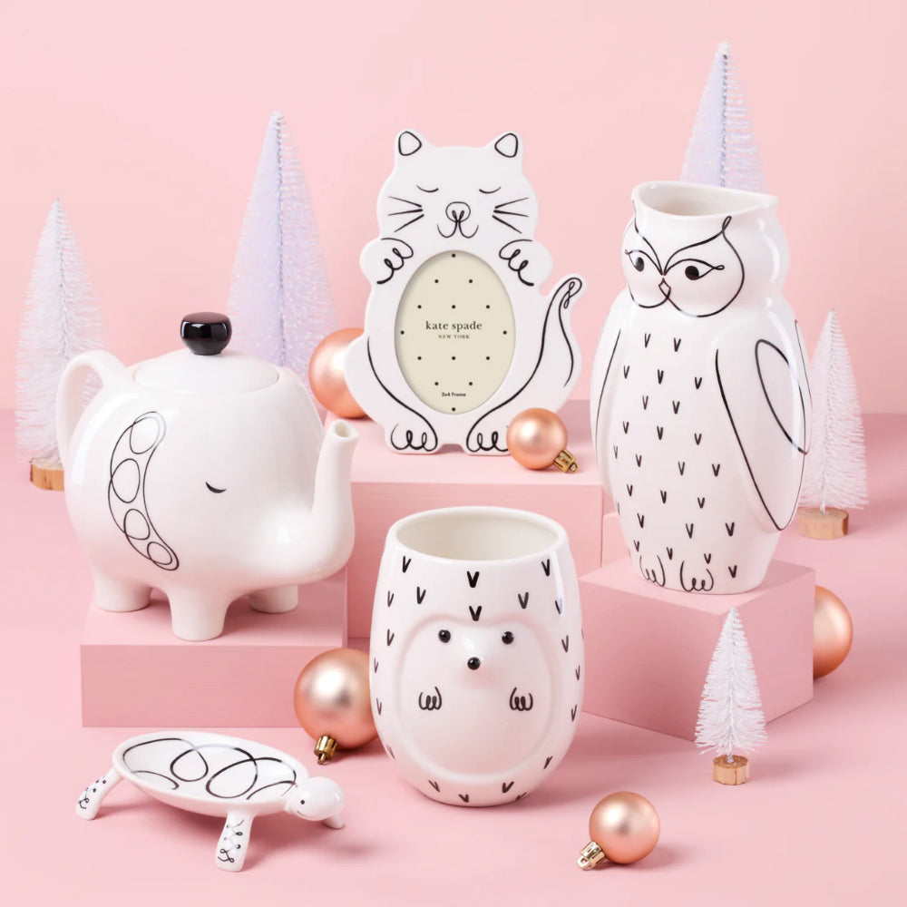 Kate Spade Wild Things 4x3 Cat Picture Frame