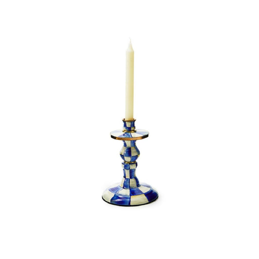 MacKenzie-Childs Royal Check Candlestick