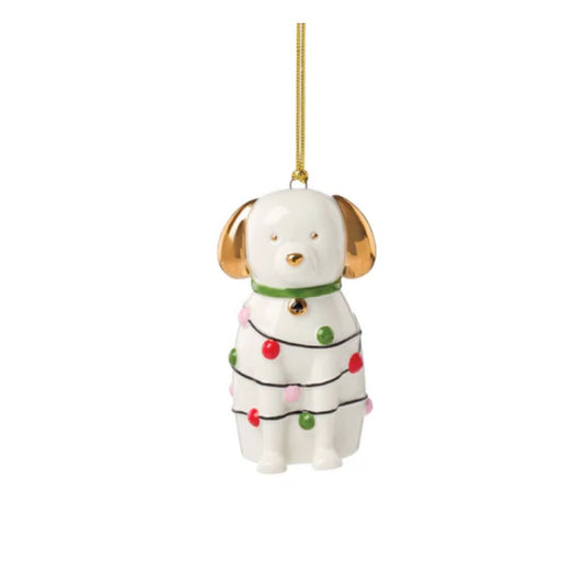 Kate Spade Be Jolly Dog Ornament