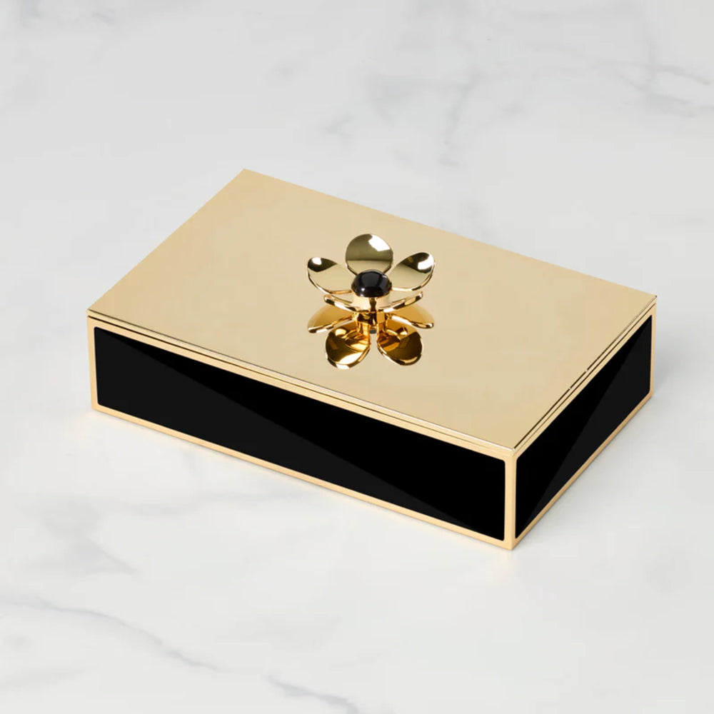 Kate Spade Make It Pop Black Large Floral Box