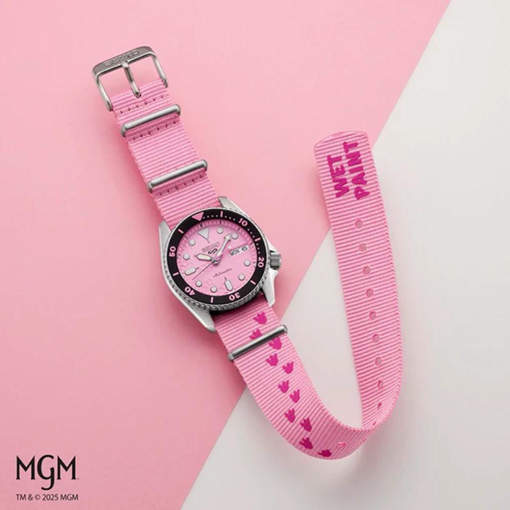 Seiko 5 Sports Pink Panther Limited Edtion Watch