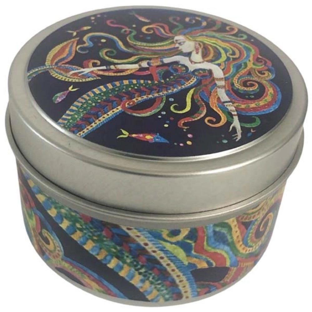 Boho Mermaid Travel Candle Tin
