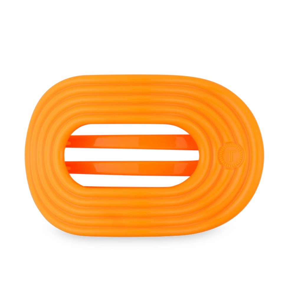 TELETIES Flat Round Hair Clip - Day Rave
