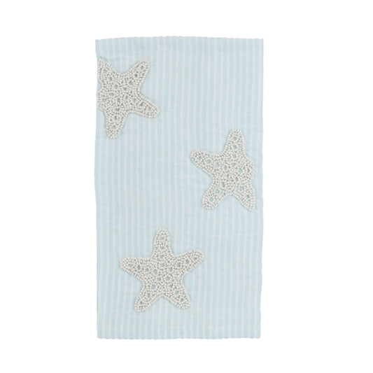 Mud Pie Sea Icon Beaded Towel