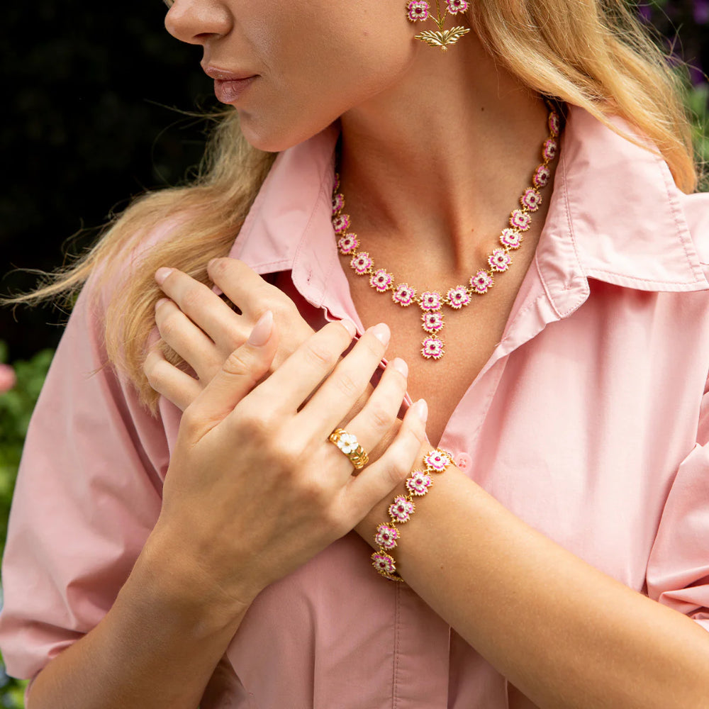 Capucine De Wulf Dianthus Link Bracelet