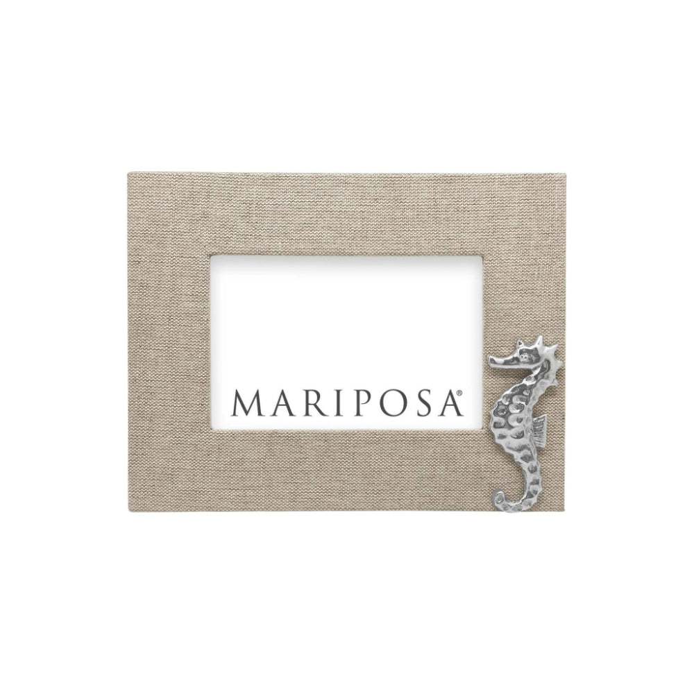 Mariposa 4x6 frame with seahorse on it