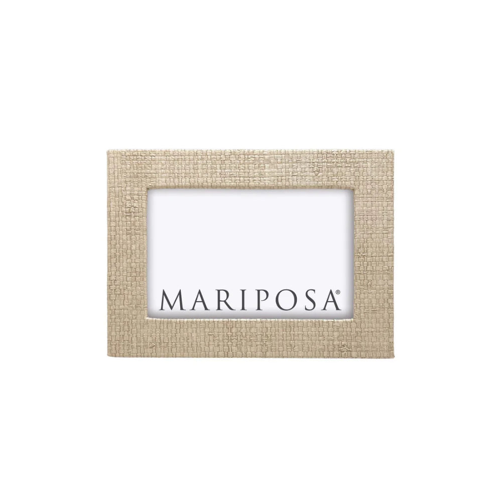 Mariposa Coconut Grove Faux Grasscloth Frame