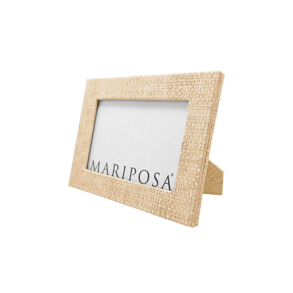 Mariposa Coconut Grove Faux Grasscloth Frame