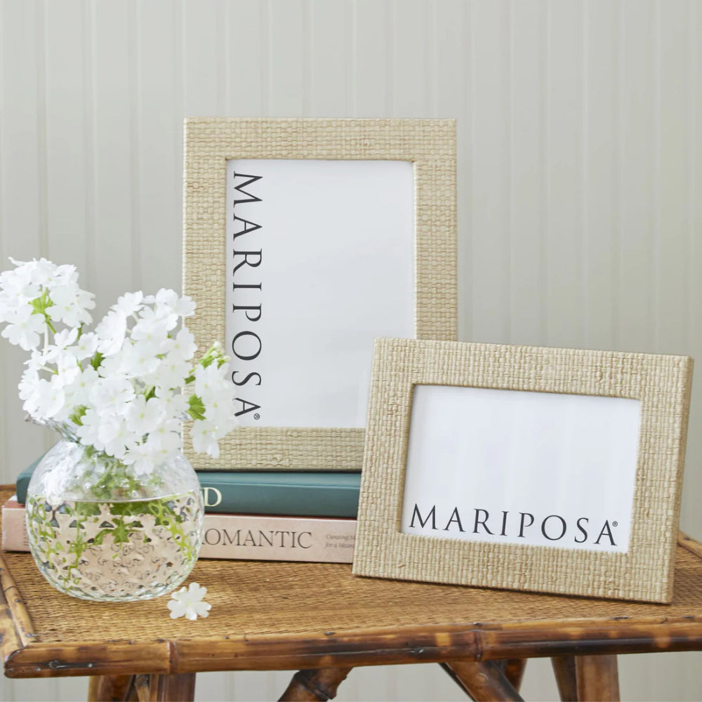 Mariposa Coconut Grove Faux Grasscloth Frame