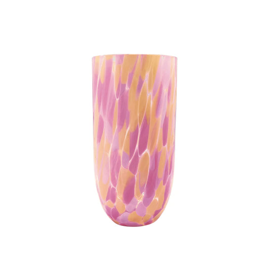 Mariposa Sip Sip Apricot Splash Drinking Glass