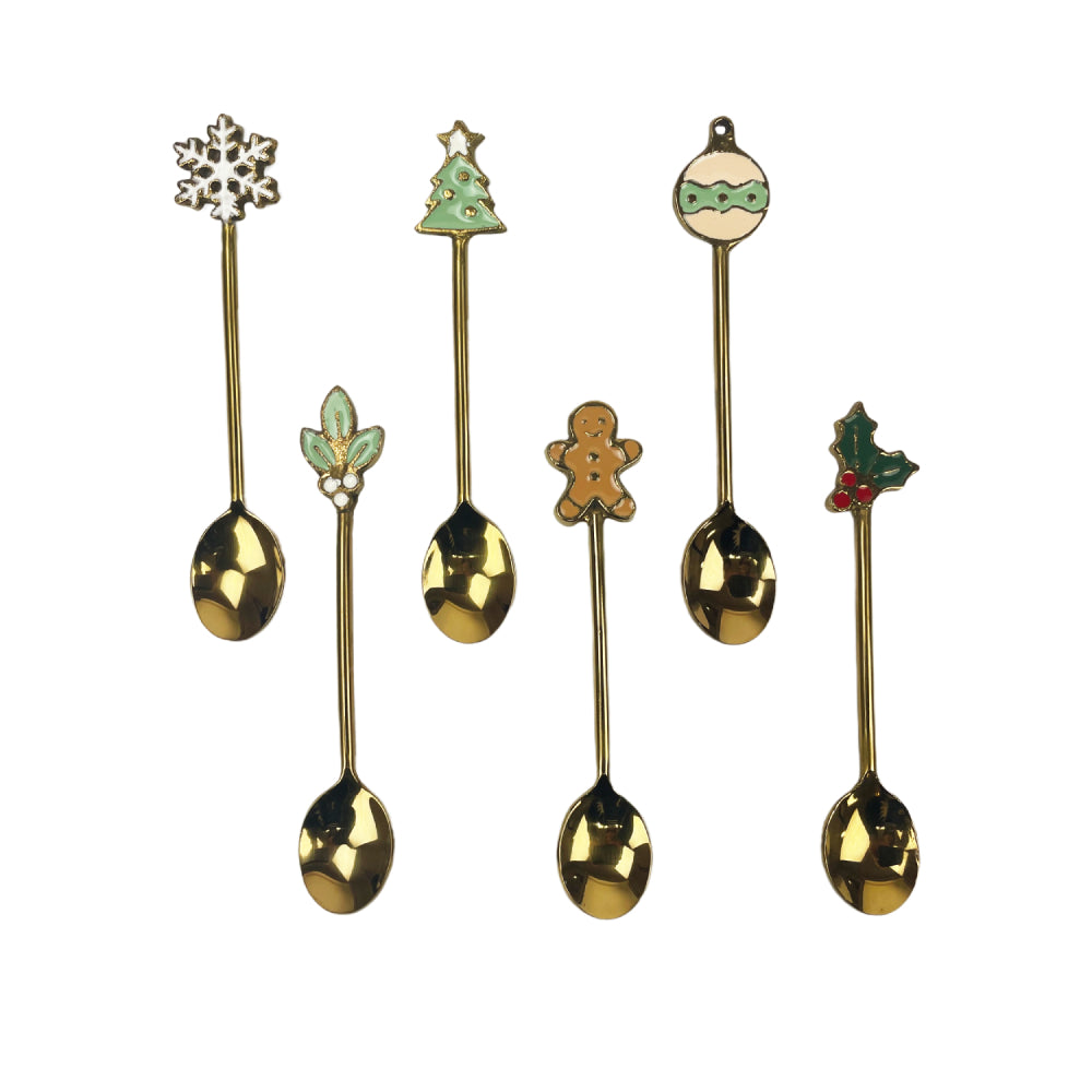Be Home Merry & Bright Enamel Mini Spoons