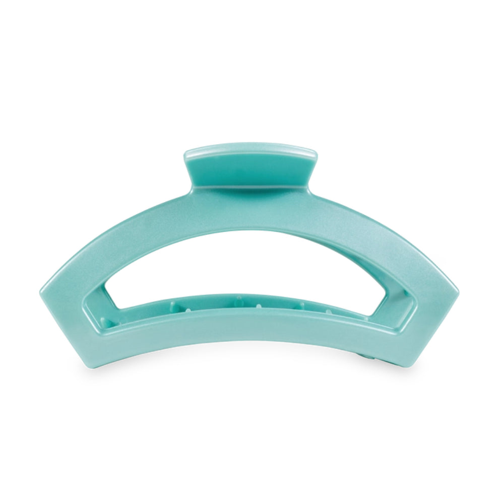 TELETIES Open Hair Clip Medium - Totally Turquoise