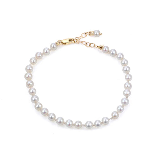 Children's 14k Gold Freshwater Pearl Bracelet